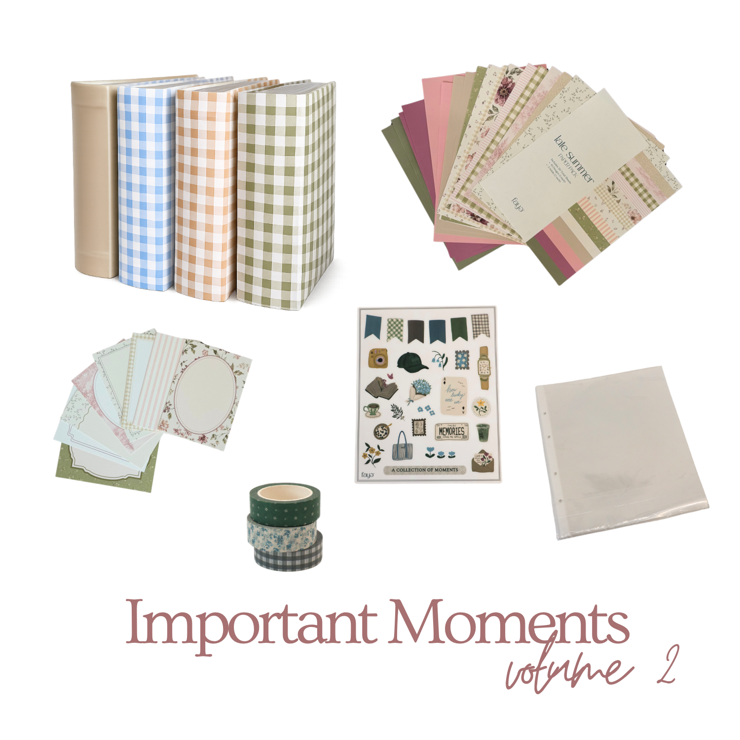 moments scrapbook kit: volume 2