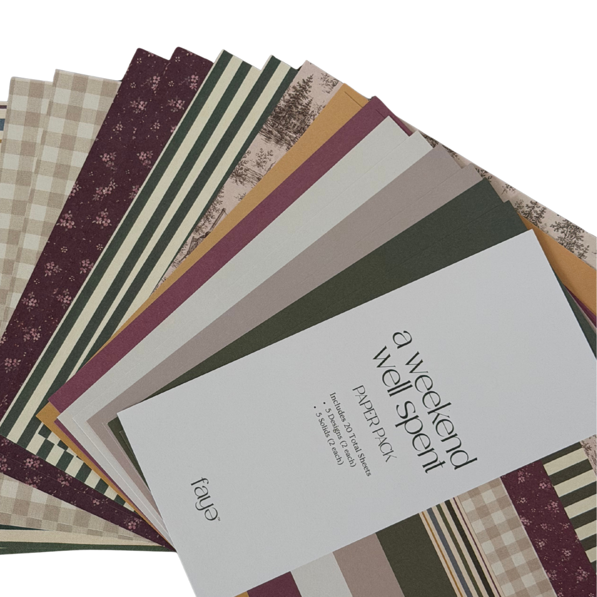weekend cardstock paper pack