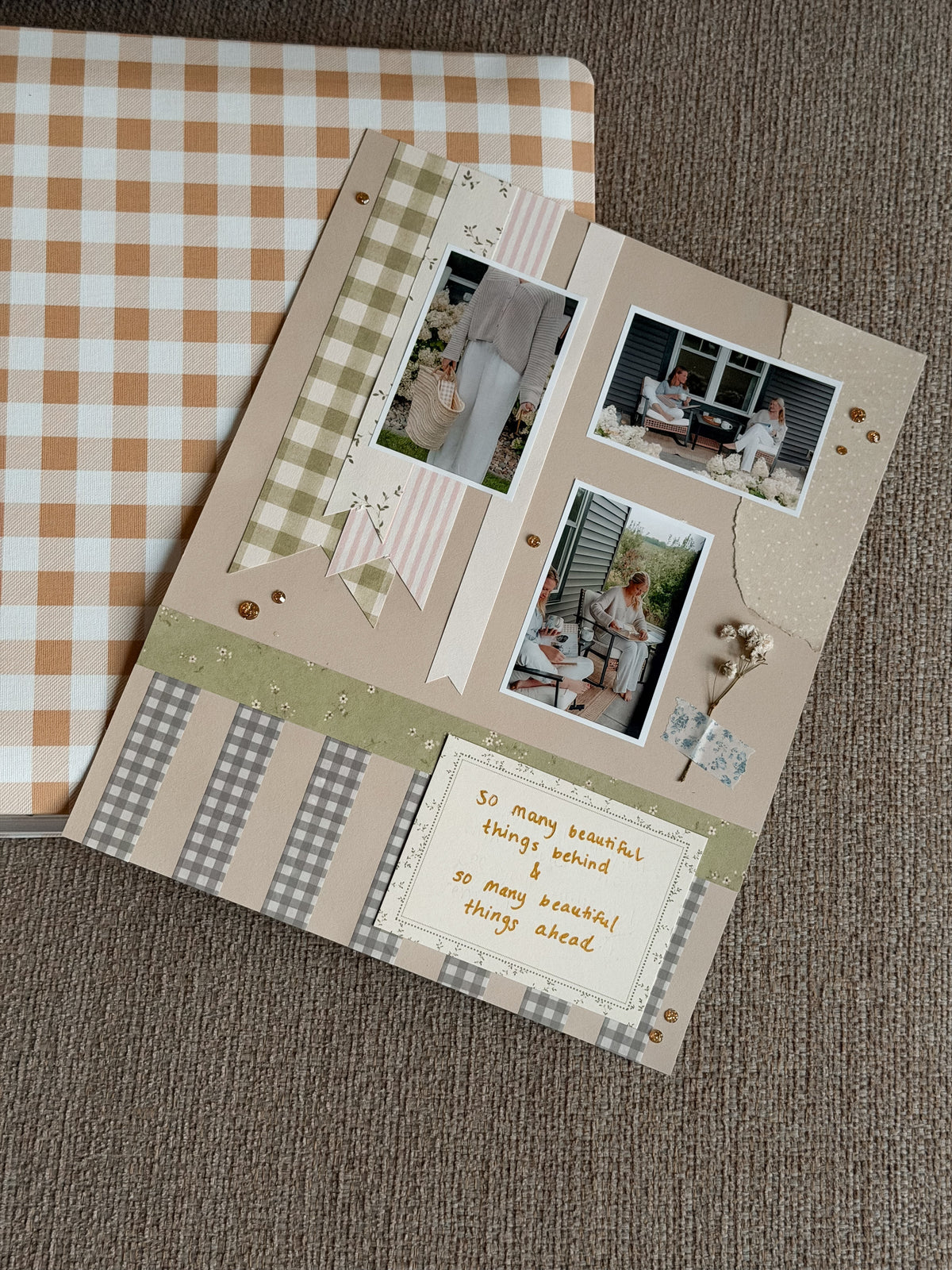 scrapbook inspiration with the late summer paper pack