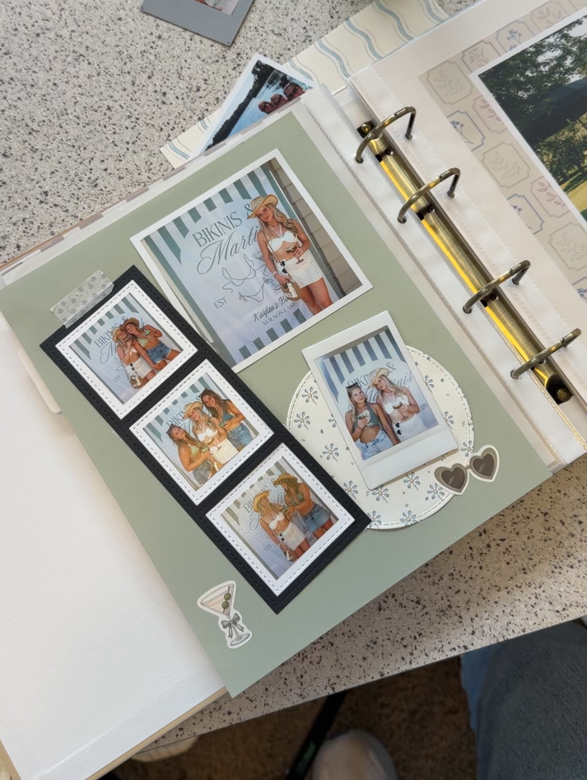 film inspired scrapbook page inspiration