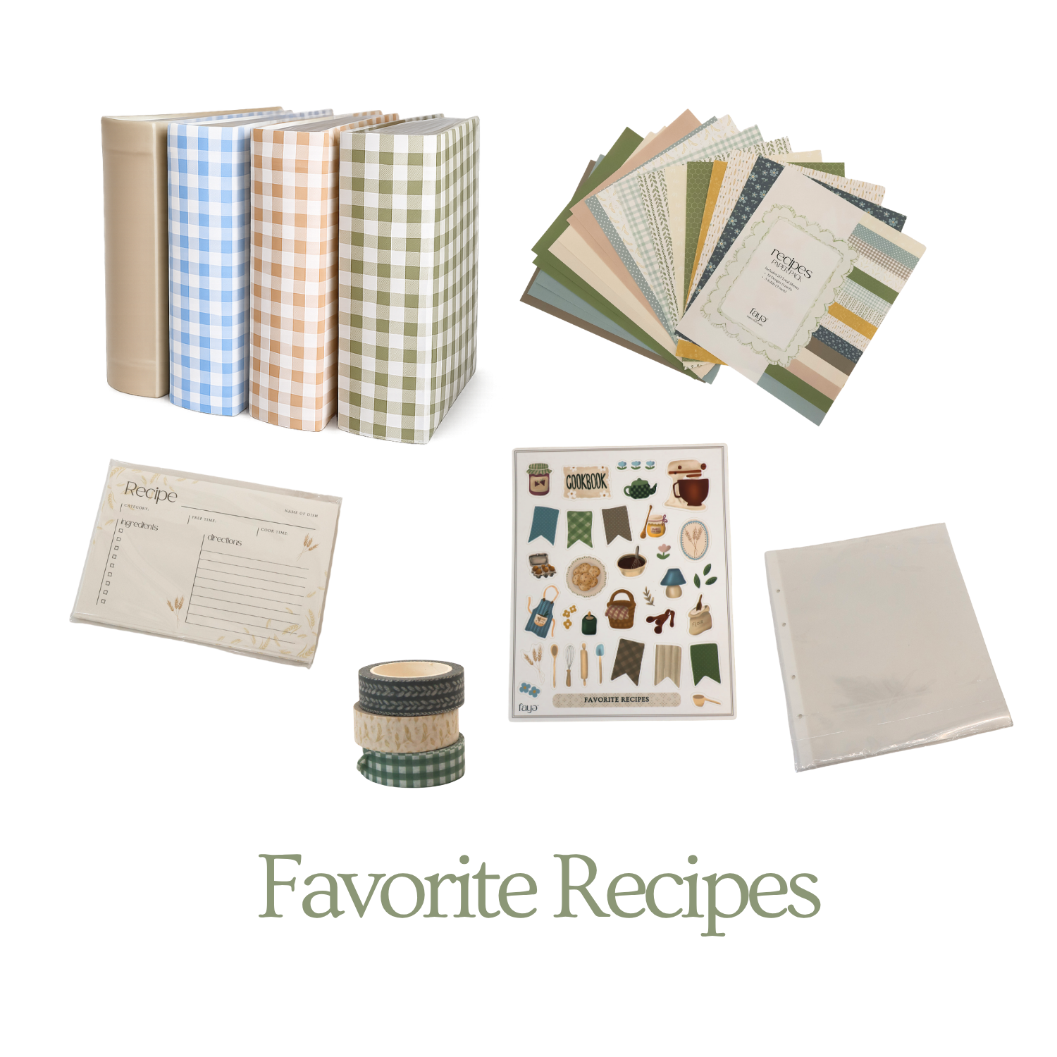 recipe scrapbook kit