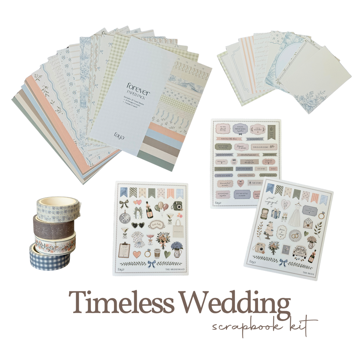 wedding scrapbook kit