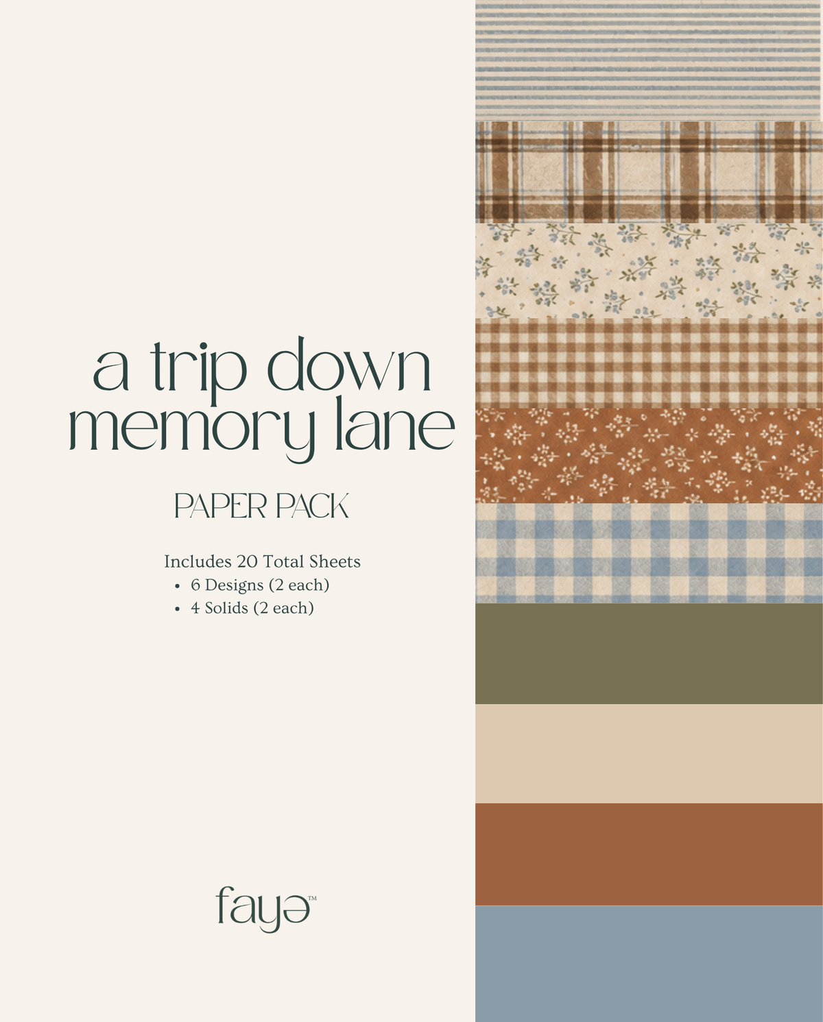 memory lane paper pack