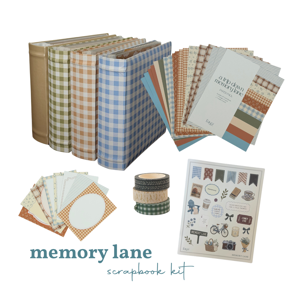 memory lane scrapbook kit