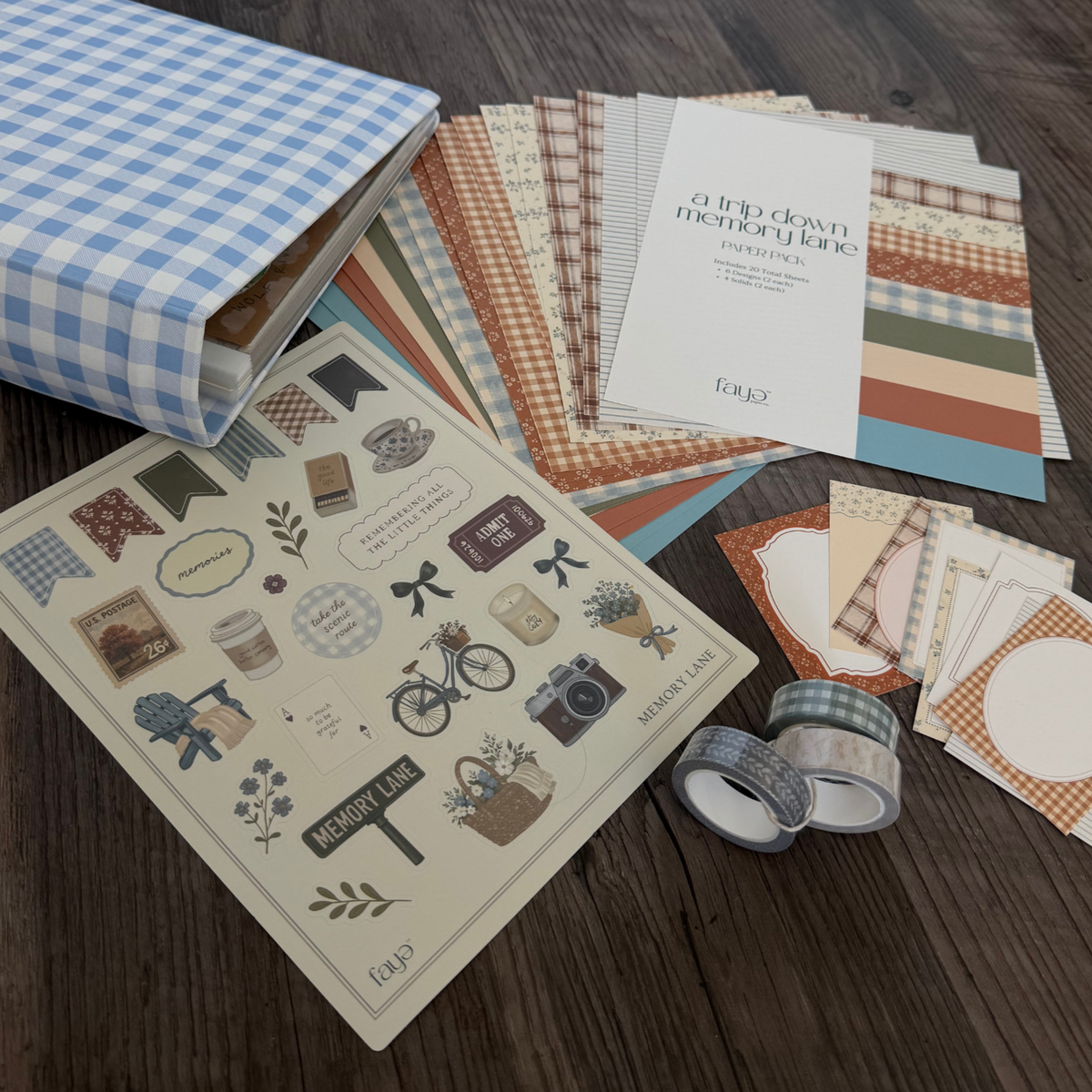 memory lane scrapbook kit