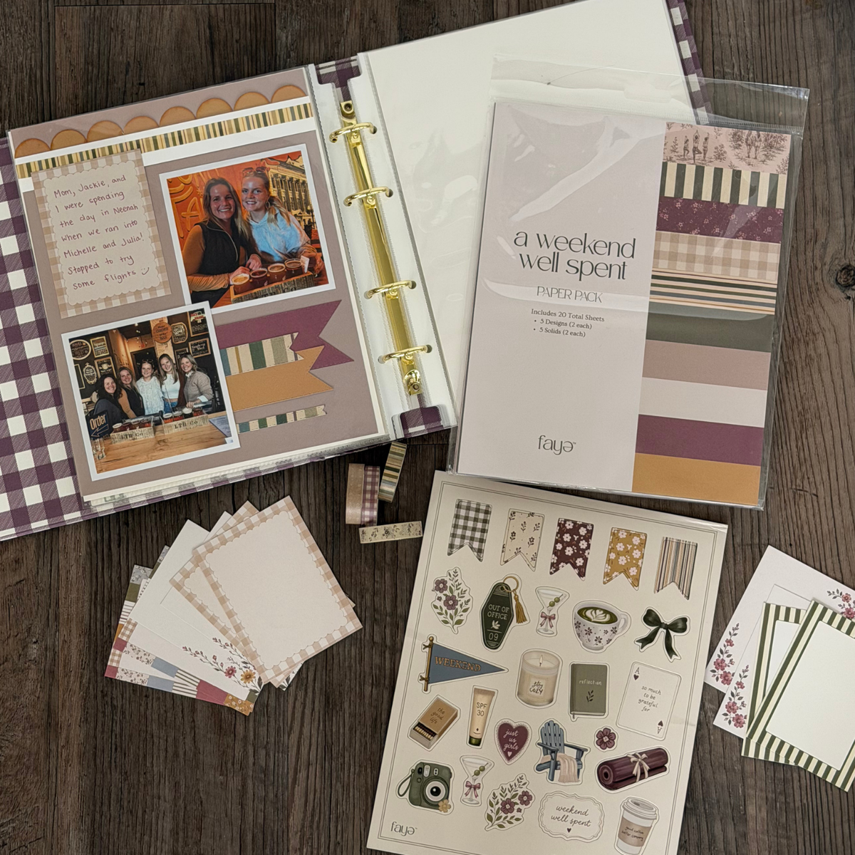 weekend cardstock paper pack